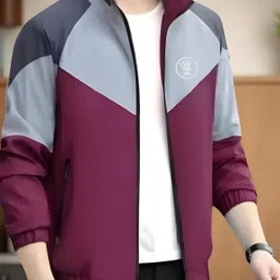 bright kraft Men Colorblock Sports Jacket image 3