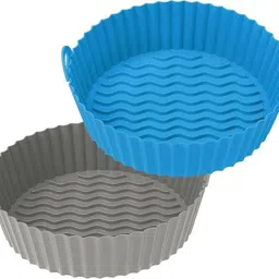 kesol Airfryer Tray Blue and Gray Tray image 1