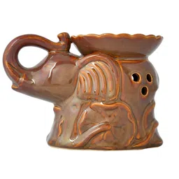 tayhaa Tranquil Elephant Brown Ceramic Oil Diffuser image 5