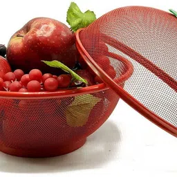 chaitanyarpd Apple Shape Net Fruits & Vegetables Basket Strainer image 1