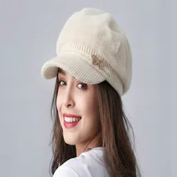 true indian Self Design Skull Cap image 1