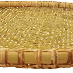 das departmental store Bamboo made Chalni for straining out water/liquid from granules. Strainer image 2