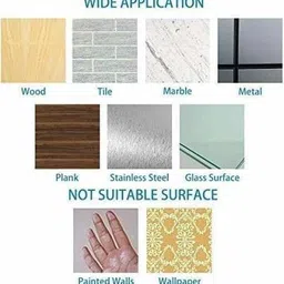 sigaram Self Adhesive No Drills Wall/Kitchen/Bathroom Strong Sticky Towel Hanger Hook Clear, Transparent Towel Holder image 5