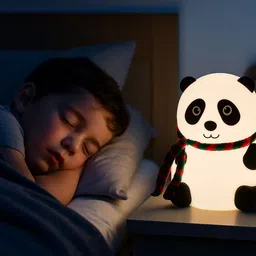 flipclick Panda Night Lamp Multicolor Silicone Table Lantern image 3