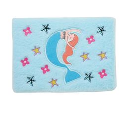 Accessorize Self Design Mermaid Fluffy Notebook Stationery-picture-48