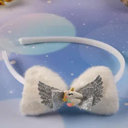 Jewelz Girls Bow Detailed Unicorn Embellished Hairband.-picture-18
