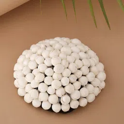 VIRAASI Women White Artificial Flower Juda Gajra Designed Hair Bun Cover-image-35