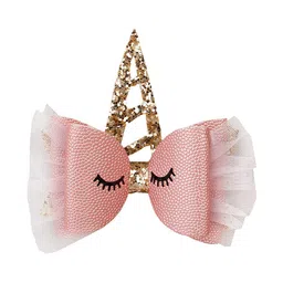 Aye Candy Girls Pink & White Embellished Alligator Hair Clip-image-40