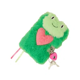 Accessorize Self Design Fluffy Frog Lockable Note Stationery image 2