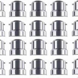 Pack of 20- Aluminium B22 caps for LED bulbs Light Electronic Hobby Kit-image-0