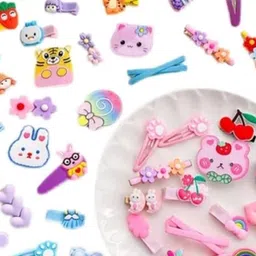 LYTIX Girls Set Of 14 Assorted Beaded Ponytail Holders image 3