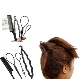 CHANDERKASH Set of 5 Bun Maker Braider Hair Accessory Set image 4