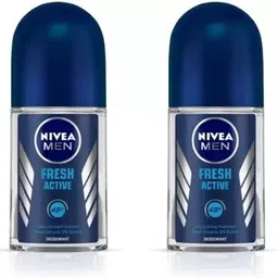 nivea FRESH ROLL ON FOR MEN (25MLx2) Deodorant Roll-on - For Men-picture-23