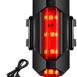 rahidhay USB Rechargeable Bicycle Tail Light (Red) LED Spot Light-picture-22
