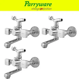 parryware Ritz Wall Mixer with Crutch For hand Shower Provision set of 3 pic 363 Wall Mixer with hand Shower Provision Wall Mixer Faucet-picture-25