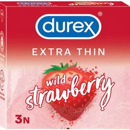 durex EXTRA TIME ULTRA THIN, STRAWBERRY AND EXTRA DOTS Condom-picture-21