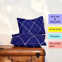 gzzzsd Microfibre Solid Sleeping Pillow Pack of 2-picture-13