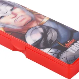 ski 3D Cartoon Printed Crysta Pencil Box for School Kids Boys & Girls Avengers Art Plastic Pencil Box image 2