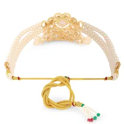 Zaveri Pearls Multistrand  Pearl-Beaded Jewellery Set image 3
