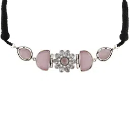 TEEJH Stone-Studded Necklace and Earrings image 3