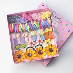 Shining Diva Fashion Girls Set Of 74 Hair Accessory Set image 4
