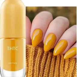 thtc Nail Polish Lacquer Toxic Free Quick Dry Long Lasting YELLOW-picture-12