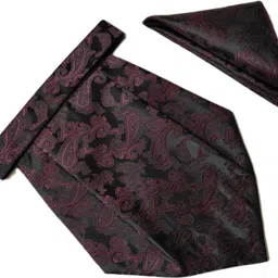 VOICI VOICI Paisley Design Cravats & Pocket Square Cravat-picture-12