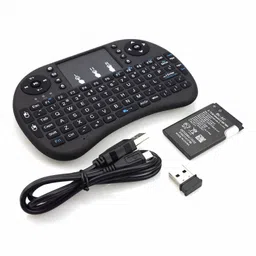 Clairbell Qwx_1465_Mini Wireless Keyboard with Touchpad Mouse, 2.4ghz Smart Connector Bluetooth Handheld Multi-device Keyboard Compatible with Desktop, Laptop, Mac Easy to Use,Plug and Play,Quick, Comfy Durable body-image-8