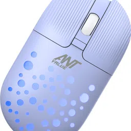 Ant Value FKAPU05 / Silent, Adj. DPI, RGB Lights Wireless Optical Mouse with Bluetooth image 2
