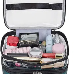 qpbm Women Green Cosmetic Bag image 3