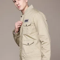 roadster Men Solid Tailored Jacket image 3