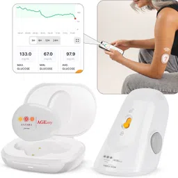 ageasy CGM Senor & Transmitter- Continuous Glucose Tracking| Better Diabetes Management Glucometer-picture-23