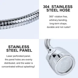 elona 360 Flexible Tap Extender for Kitchen Sink and bathroom Faucet Nozzle image 4