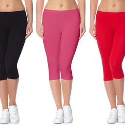 swanit Women Black, Pink, Orange Capri-picture-23