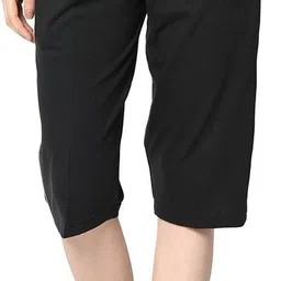 mack jonney Women Black Capri-picture-20