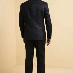 allen solly Men Two Piece Suit Textured Suit image 3