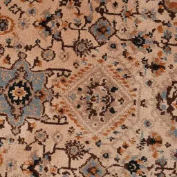 presto Beige Vintage Polyester 4 x 6 Feet Machine Made Carpet image 4