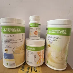 herbalife WEIGHT LOSS F-1 KULFI SHAKE,PROTEIN 200GM,AFRESH LEMON OR SHAKEMATE (KULFI ,LEMON) Powder-picture-40