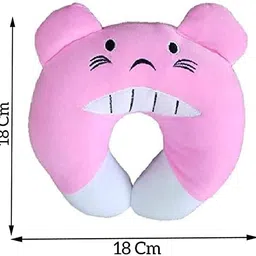 logic pro Super Soft Baby Head Shaping Neck Support Pillow for new born baby Microfibre Smiley Baby Pillow Pack of 1 image 2