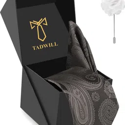TADWILL Brass Cufflink & Tie Pin Set-picture-43