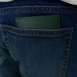 classiccart Men Travel, Trendy, Evening/Party, Casual, Formal, Ethnic Green Genuine Leather Wallet image 3