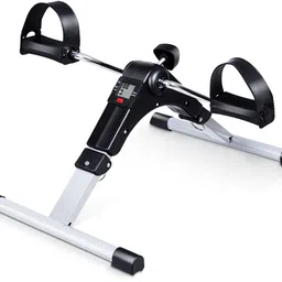 clubics Folding Pedal Exerciser, Adjustable Resistance Mini Exercise Bike with Display Mini Pedal Exerciser Cycle-picture-24