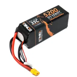 22.2v 5200mAh 35C 6S1P Bonka Lipo Battery image 3