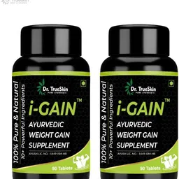 dr.trueskin i-Gain Herbal Weight Gain Fit Tablets ++ 2Pcs Nutrition Bars-picture-27