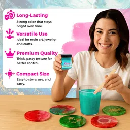 oytra Resin Art Pigment Opaque Colors 20g Each for DIY Jewelry Coasters Craft Projects image 4