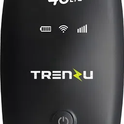 Trenzu WiFi Dongle 4G LTE Wireless Dongle | All SIM Support | 2100mAh Battery 150 Mbps Data Card ,Calls not Supported image 1