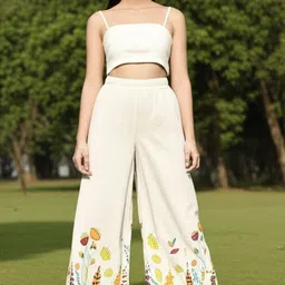 whitedoe Top Palazzos Co-ords Set image 4