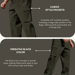 leriya fashion Men Cargos image 4