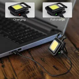 happyrav COB Keychain Flashlight 2 hrs Torch Emergency Light image 2
