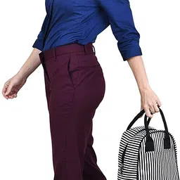 pentbuns Thermal Spill Proof Lunch Bag Multipurpose Handbag (White&Black) Waterproof Lunch Bag image 3